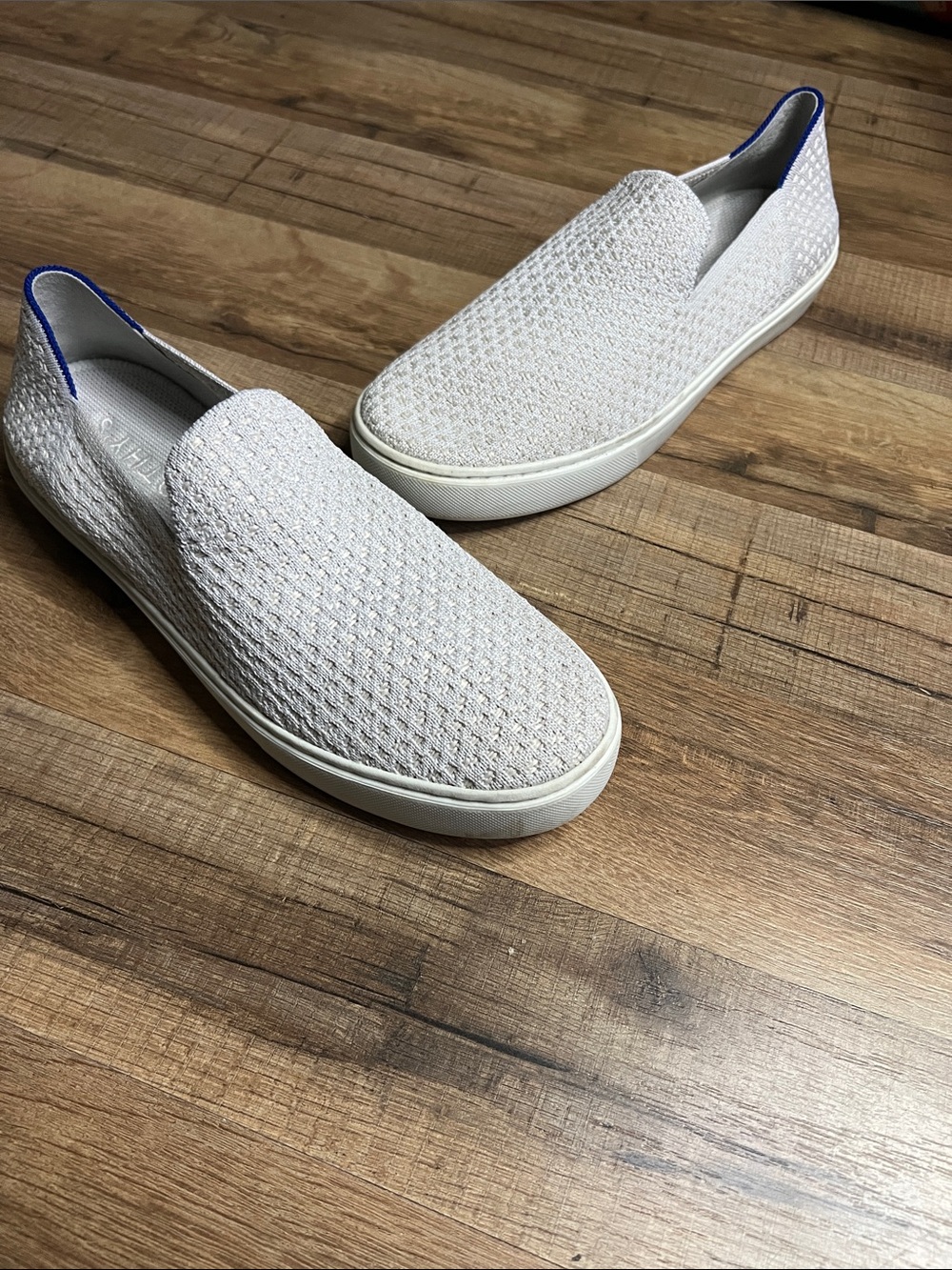 Rothy's The Original Slip On Salt Honeycomb sneakers woman’s size 9.5